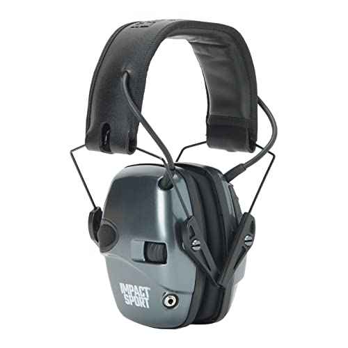 Howard Leight R02532 Impact Sport 22dB Gray Black Headband Small Ear Protection