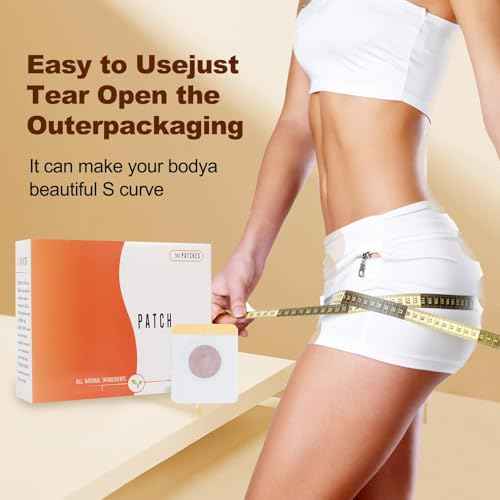 Belly Patch, Natural Belly Sticker for Women and Men, Abdomen Belly Button Pads Navel Sticker Breathable Patches, Comfortable and Easy to Use, 30 PCS