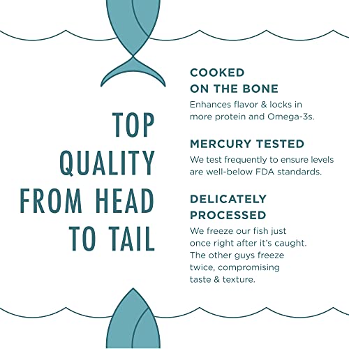 Tonnino Yellowfin Tuna Fish Premium – Spring Water – Pack of 6 – Alternative to Salmon – Protein Snacks – Ready to Eat Meals