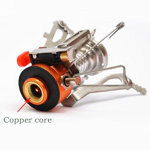 Portable Camping Stove Backpacking Stove, Specialized Hiking Stove Camping Stove with Piezo Ignition Stable Support Wind-R...