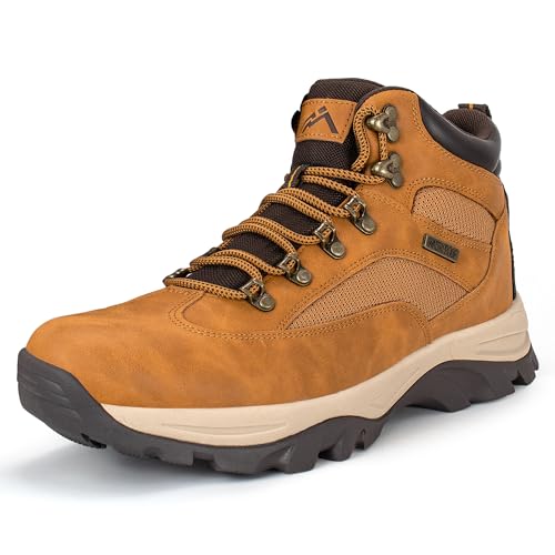 CC-Los Men's Waterproof Hiking Boots Outdoor Relaxed Fit Lightweight Size 7-13.5