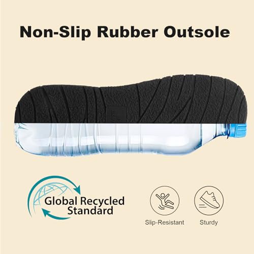 LongBay Men's Memory Foam Slip-on House Slippers