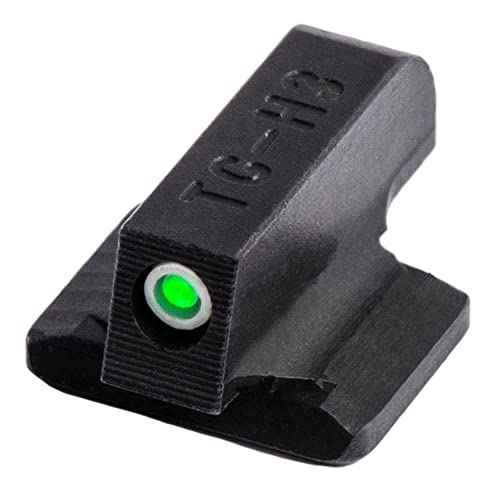 Truglo Tritium Handgun Sight High-Visible Front & Rear Night Sights with Daylight White Dots & Low-Light Tritium Glowing Green Dots, Compatible with 1911 Handguns