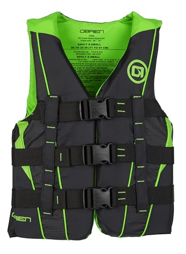O'Brien Teen Nylon CGA Life Jacket for Boating, Kayaking, PWC, Swimming