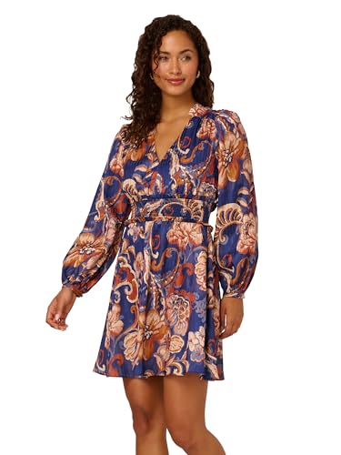 Adrianna Papell Women's Short Printed Dress