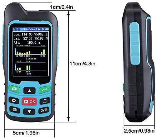 Handheld GPS Survey Equipment, BEVA GPS Land Measuring Instrument, Mini Handheld GPS Units for Mountainous Land, Slope and...