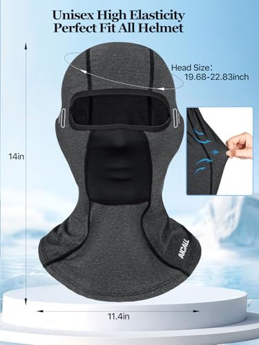 Aicall Balaclava Ski Mask Waterproof Anti-Fogging Windproof Winter Gear Thermal Face Mask for Men Women