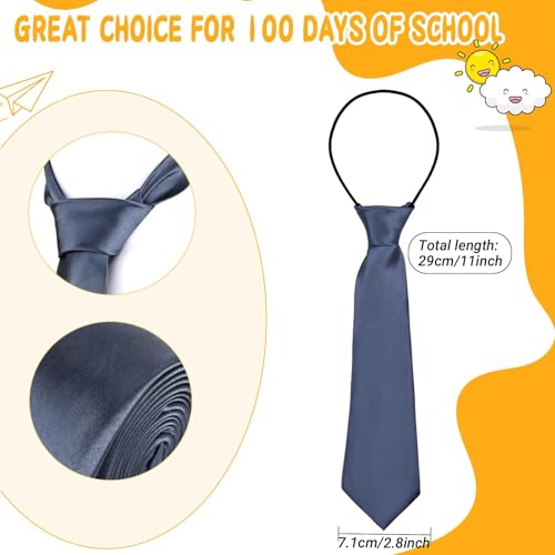 Yanbuny 6 Pcs 100 Days of School Costume for Boys Old Man Costume for Kids Grandpa Dress Up
