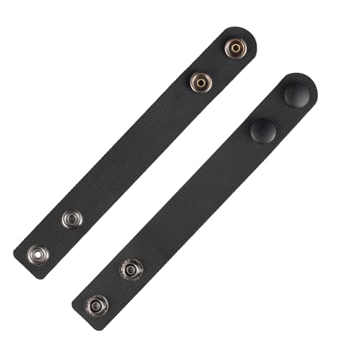 TACNEX Duty Belt Keepers w/Double Snaps for 1.5"/1.75"/ 2"/2.25" Wide Utility Belt Loop Stays Nylon Tactical Belt Holder R...