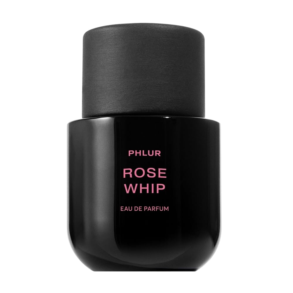 PHLUR Rose Whip Eau de Parfum - Full Size Perfume - Fruity Floral Perfume with Rose, Black Currant, Pink Pepper, Nutmeg, Cashmer