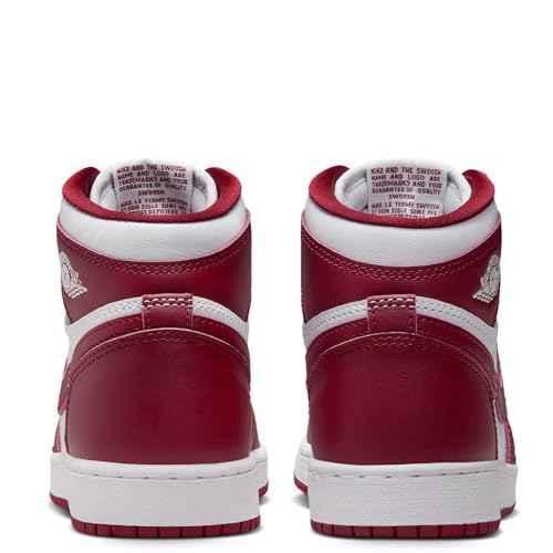 Jordan Big Kid's 1 Retro High OG Artisanal Red Wht/Team Red (FD1437 160)