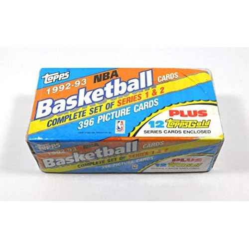 Topps 1992-93 Basketball Factory Set (408) Shaquille O'Neal Sprewell RCs