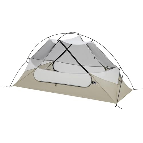 Thous Winds Camping Tent, 1 Person Lightweight Tent for Backpacking, Ultralight Easy Setup Waterproof Camping Tent, for Ou...
