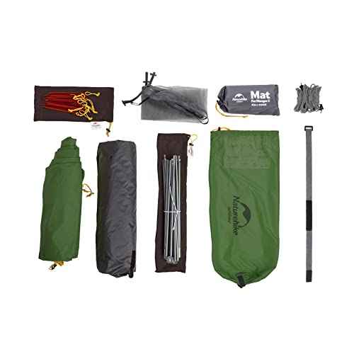 Naturehike Mongar Backpacking Camping Tent 2 Person Lightweight 3 Season Waterproof Hiking Tent Double Crossbars Easy Setup Double Layer for Hunting Outdoor Mountaineering Travel with Footprint