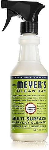 Mrs. MEYER'S Multi Surface Cleaner Variety Pack, Includes 1 Basil 1 Lavender 1 Lemon Verbena 1 Honeysuckle 1 Geranium 1 Rosemary. 6 ct.16 fl oz.