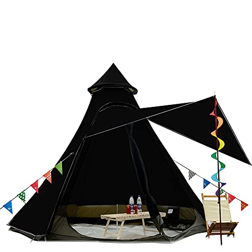 12'x10'x8'Dome Camping Tent 5-6 Person 4 Season Double Layers Waterproof Anti-UV Windproof Tents Family Outdoor Camping Te...