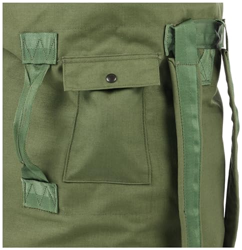 Military Outdoor Clothing Previously Issued Government Olive Drab Cordura 2 Strap Duffle Bag