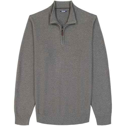 IZOD Men's Luxury Classics Quarter Zip Sweater