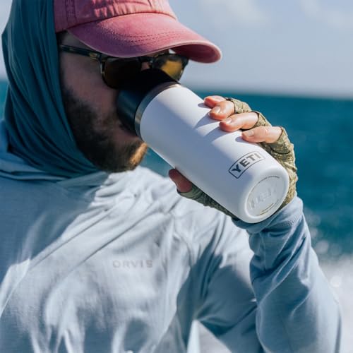 YETI Rambler 16 oz Travel Bottle, Stainless Steel, Vacuum Insulated with Leakproof Commuter Cap, Navy