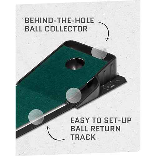 SKLZ Putting Green: Perfect Your Golf Skills with Realistic Home Practice - Improve Your Putting Stroke, Lower Your Scores, and Enjoy Convenient, Training Anytime, Anywhere!