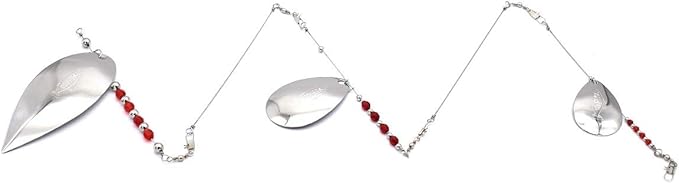 Sebago Trolling Rig for Fishing Freshwater Lakes - 11" or 25" with Detachable Links. Gold or Nickel by AL's Goldfish Lure ...