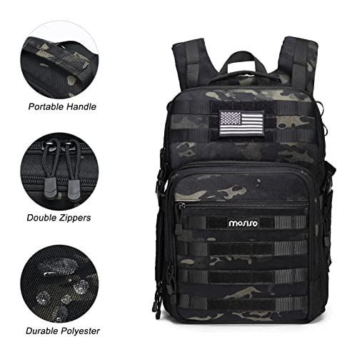 MOSISO Camera Backpack, DSLR/SLR/Mirrorless Photography Tactical Camera Bag Case with Tripod Holder & 15-16 inch Laptop Co...