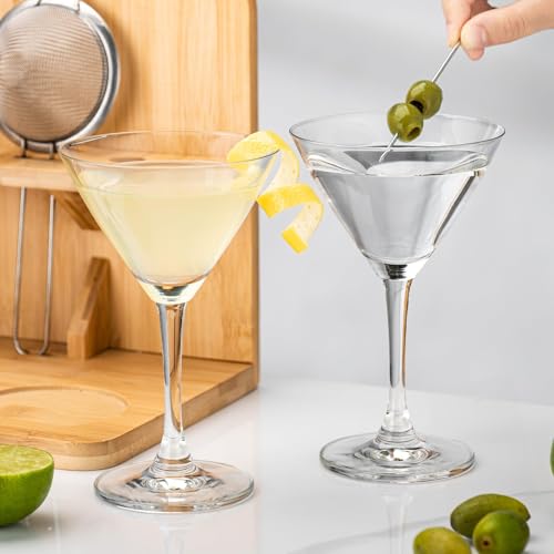 USEERIL Martini Set with Shaker and Glasses, Espresso Martini kit with Bamboo Stand,Dirty Martini Gift,Cocktail Shaker Set...