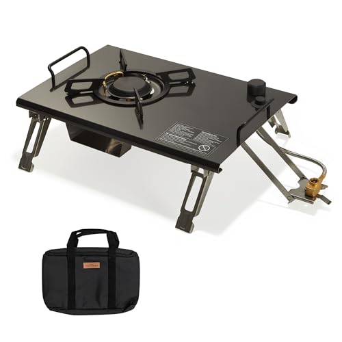 Naturehike Camping Gas Stove for IGT Table, Folding Isobutane Stove with Carry Bag, Portable Camp Stove for Outdoor Car Ca...