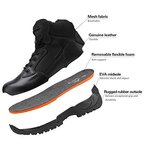 NORTIV 8 Men's Alloy Military Tactical Combat Boots