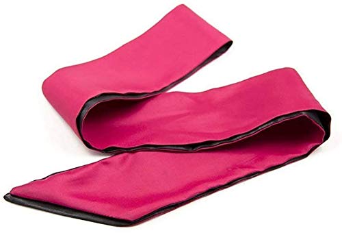 Ukissim Soft Satin Eye Mask Blindfold Comfortable Sleeping Masks - 59 in x 2.8 in