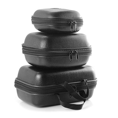 Lixada Fishing Reel Case - 3 Compartment Waterproof Spinning Reel Protective Cover - Fishing Tackle Storage Bag