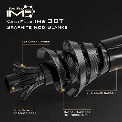 KastKing Valiant Eagle Passage Travel Fishing Rods, 4 & 6 Pc Pack Rods, Spinning, Casting and Fly Models, IM6 Graphite Blank, Ti Oxide LTS Ring Guides, Beautiful Cork Handles