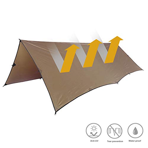 OneTigris Backwoods Bungalow 2.0 + Bulwark Camping Tarp + Tent Footprint