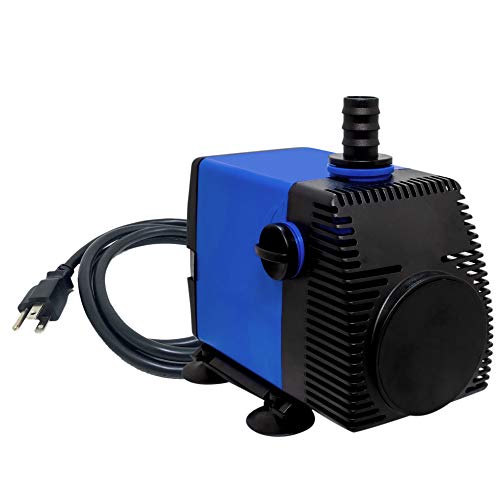 Aqua Dream 1060 GPH Submersible Pump(4000L/H,75W) Ultra Quiet Adjustable Water Pump for Pond,Aquarium,Fish Tank,Fountain,H...