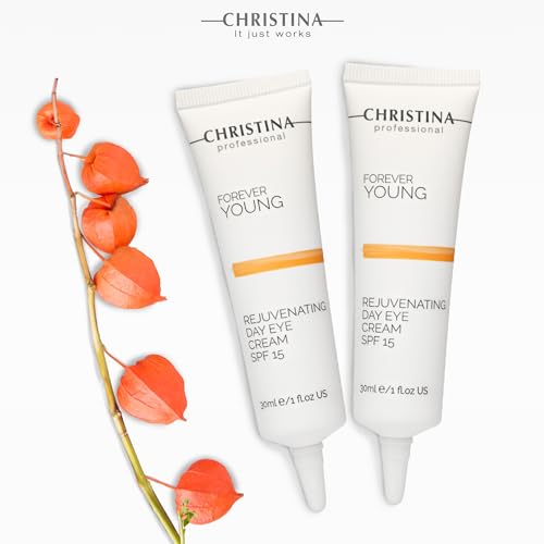 -CHRISTINA- Forever Young Eye Cream with SPF 15 | Cream with Vitamin K Hydrates, Rejuvenates, Revitalizes the Skin 30ml
