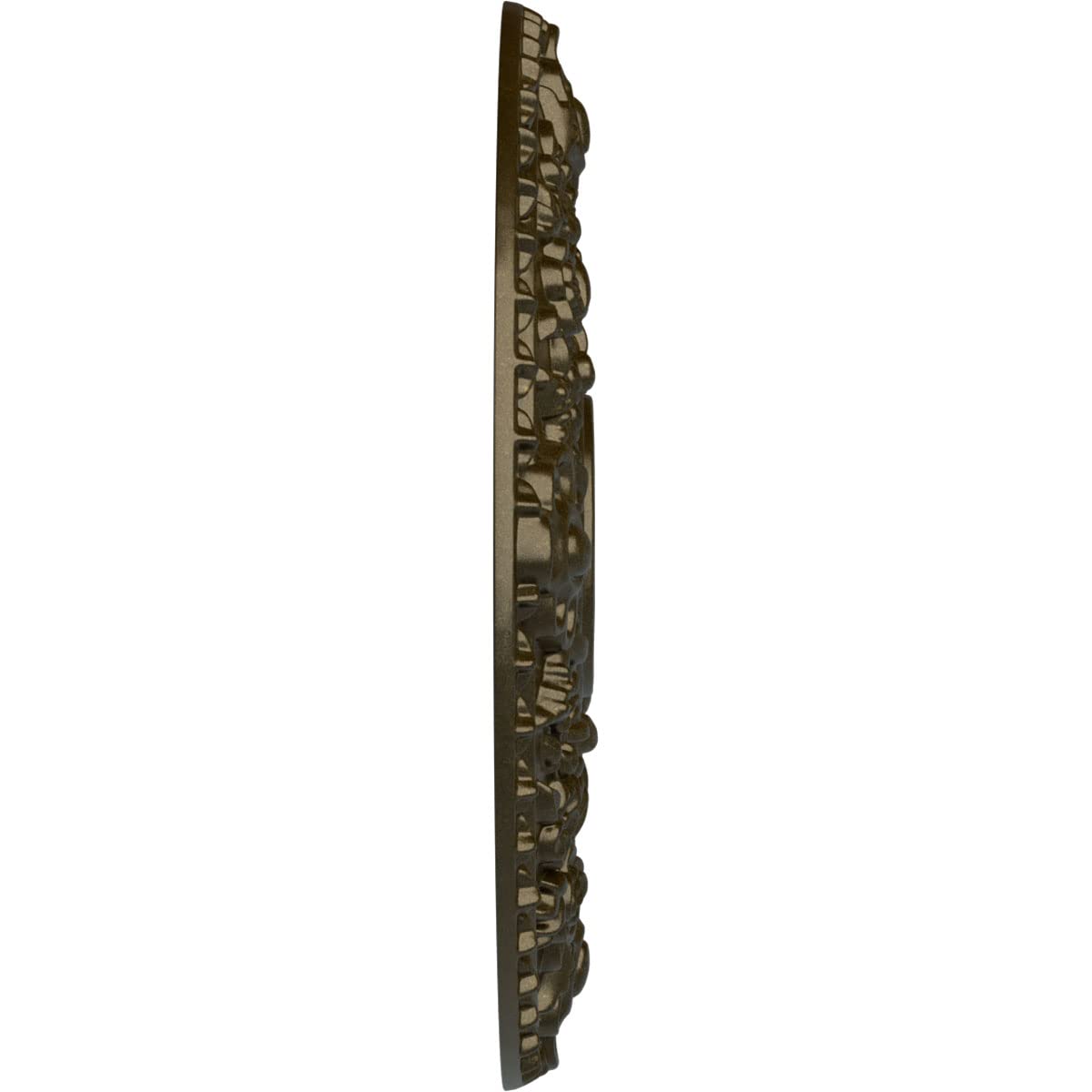 Ekena Millwork Cm18Roggs Rose Ceiling Medallion, Green Gold