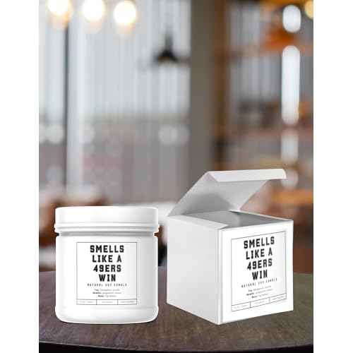 Smells Like a Dodgers Win Sports Candle - Scented Soy Wax Candle (8.0 oz) 50-60 Hour Burn Time, Cotton Wick, Frosted White Glass Jar, (Vanilla)