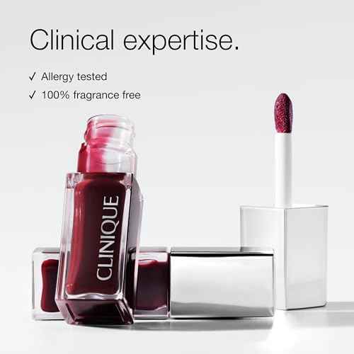 Clinique Pop Lip + Cheek Oil in 3 Iconic Shades in Black Honey, Pink and Nude Honey | Conditions Lips + Gives Cheeks a Natural, Dewy Flush