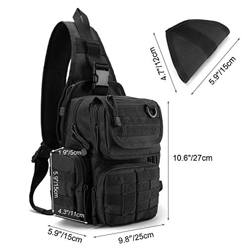 G4Free Tactical EDC Sling Bag Pack and Tactical Backpack 3 Day Assault Pack