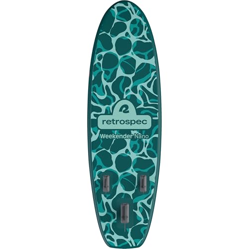 Retrospec Weekender-Nano 8'6" Kids Paddle Board Inflatable - Youth SUP with Adjustable Paddle, Pump & Backpack - Stable De...