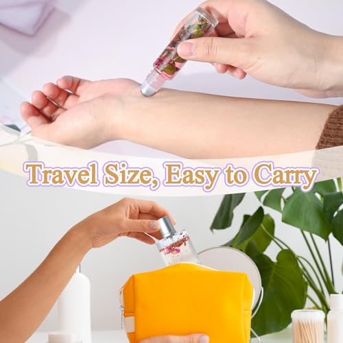 JUYRLE Perfume Making Kit- DIY Roller Perfume Making Kits for Women, Make Your Own Scent with Essential Oil, Bottle, Rolle...