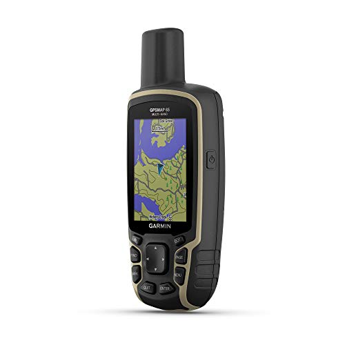 Garmin GPSMAP 65, Button-Operated Handheld with Expanded Satellite Support and Multi-Band Technology, 2.6" Color Display, ...
