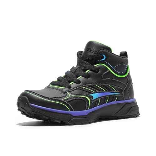 DREAM PAIRS Kids Shoes Hiking Boots Boys Girls High-Top Shoes Outdoors DuraPlay Lace-Up Lightweight Hiking Sneakers