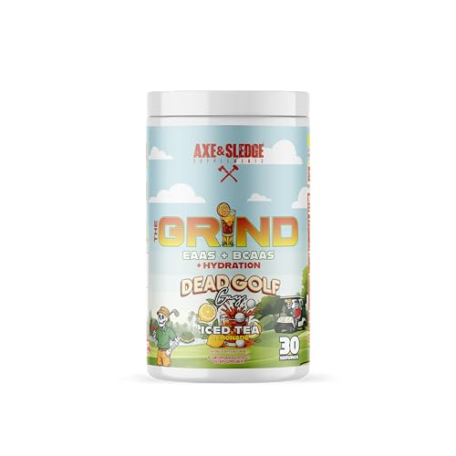 Axe & Sledge The Grind Essential Amino Acids |EAA & BCAA Powder |Muscle Recovery & Electrolytes for Hydration | Stimulant-...