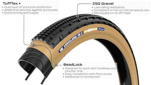 Panaracer Gravelking Sk+ Tubeless Tire Black, 700X45