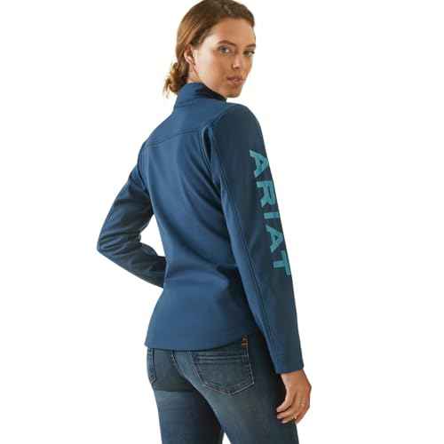 ARIAT New Team Softshell Jacket ? Women¡¯s Wind and Water Resistant Jacket