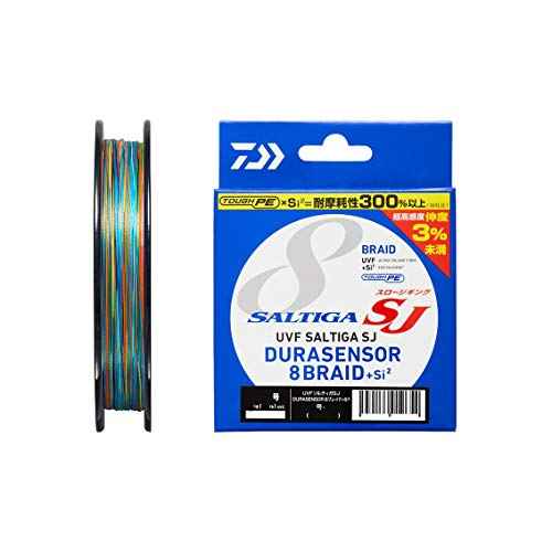 Daiwa PE Line UVF Saltiga SJ Dura Sensor x 8 + Si2, No. 1.2, 636.4 yd (600 m), 5 Colors (with Color Marking)