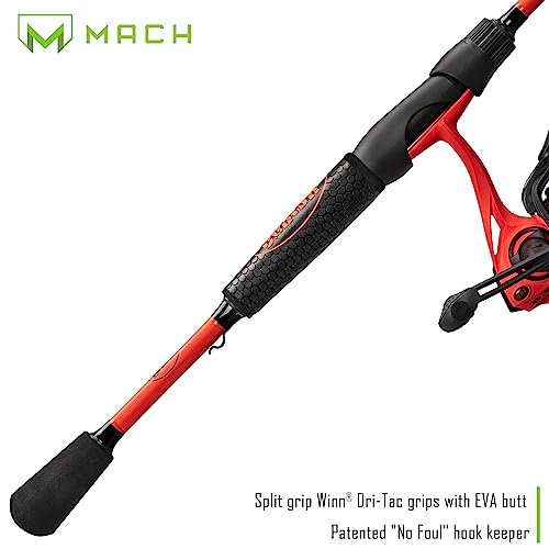 Lew's MACH Smash Spinning Reel and Fishing Rod Combo, Premium IM6 Graphite Blank Fishing Rod, Right or Left-Hand Retrieve,...