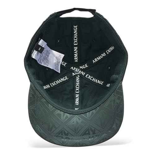 Armani Exchange Men's All Over Logo Monogram Hat