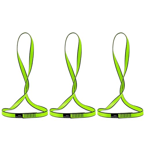 AINIKEY 18MM Nylon Climbing Sling Runner 23KN CE2008/EN566 Rock Climbing Webbing Straps for Outdoor Climbing, Rappelling, ...